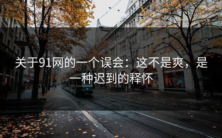 关于91网的一个误会：这不是爽，是一种迟到的释怀